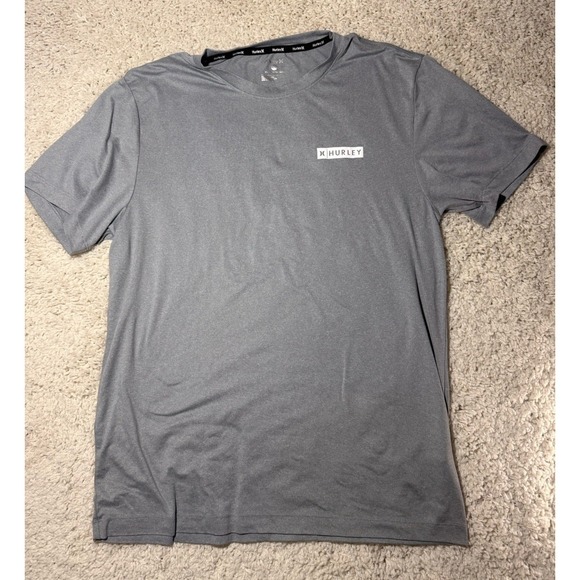 Hurley Other - Hurley T Shirt Men's Size Medium Gray Short Sleeve Tee Ultra-Soft Crew Neck